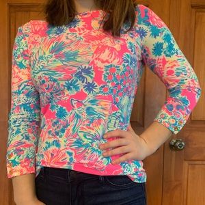 LILLY PULITZER Pink Long Sleeve Tee - Size Small